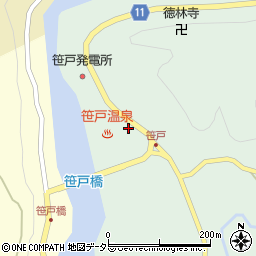 笹戸温泉清山荘周辺の地図