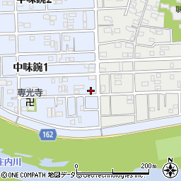 愛知県名古屋市北区中味鋺1丁目830-2周辺の地図