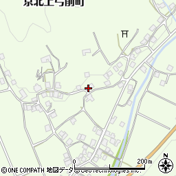 京都府京都市右京区京北上弓削町大前6周辺の地図