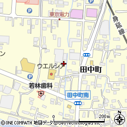 静岡県富士宮市田中町332周辺の地図