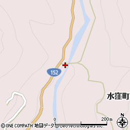 静岡県浜松市天竜区水窪町奥領家256周辺の地図