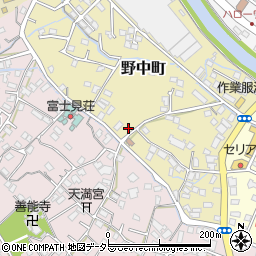 静岡県富士宮市野中町611周辺の地図