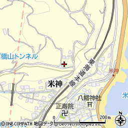 神奈川県小田原市米神218周辺の地図