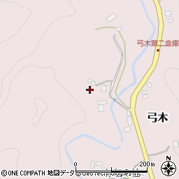 千葉県夷隅郡大多喜町弓木465周辺の地図