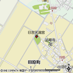 日吉天満宮周辺の地図