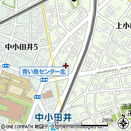 愛知県名古屋市西区上小田井2丁目156周辺の地図