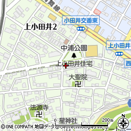 愛知県名古屋市西区上小田井1丁目62周辺の地図