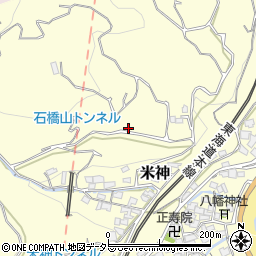 神奈川県小田原市米神208周辺の地図