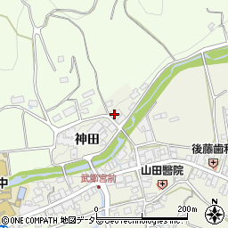 愛知県豊田市武節町（カマ井）周辺の地図
