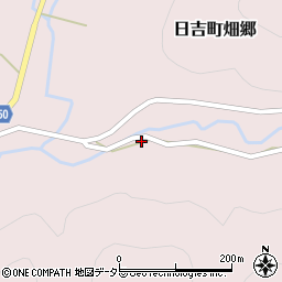 京都府南丹市日吉町畑郷出合周辺の地図