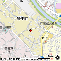 静岡県富士宮市野中町783周辺の地図