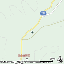 島根県大田市富山町山中1447周辺の地図