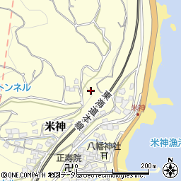 神奈川県小田原市米神65周辺の地図