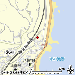 神奈川県小田原市米神60-2周辺の地図