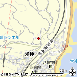 神奈川県小田原市米神68周辺の地図