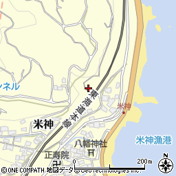 神奈川県小田原市米神63周辺の地図