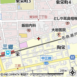 三郷　英語道場周辺の地図