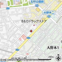 愛知県名古屋市西区市場木町296周辺の地図