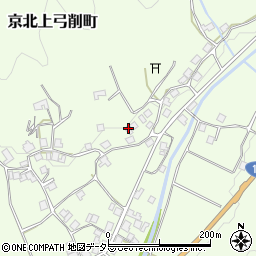 京都府京都市右京区京北上弓削町大前18周辺の地図