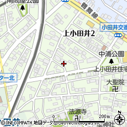 愛知県名古屋市西区上小田井2丁目121周辺の地図
