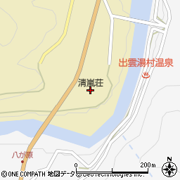 くつろぎの掛け流しの宿清嵐荘周辺の地図