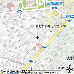 愛知県名古屋市西区市場木町321周辺の地図