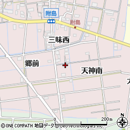 愛知県稲沢市附島町天神南32周辺の地図