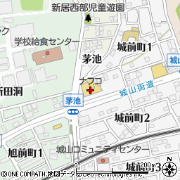 ナフコトミダ尾張旭店周辺の地図