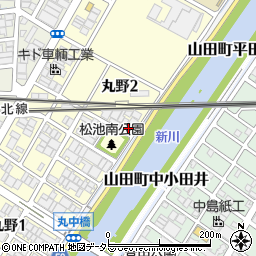 稲田化学株式会社周辺の地図