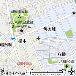 愛知県清須市西田中松本39周辺の地図