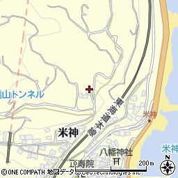 神奈川県小田原市米神68-13周辺の地図
