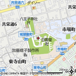 愛知県瀬戸市城屋敷町34周辺の地図
