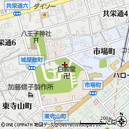 愛知県瀬戸市城屋敷町36周辺の地図