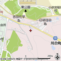 愛知県瀬戸市川合町周辺の地図