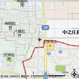 愛知県稲沢市中之庄町辻畑169周辺の地図