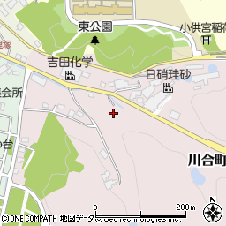 愛知県瀬戸市川合町周辺の地図