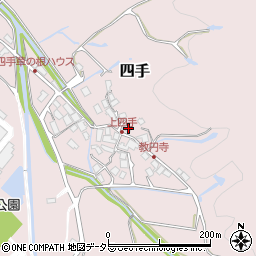 滋賀県犬上郡多賀町四手159周辺の地図