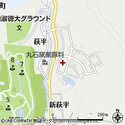 愛知県豊田市上渡合町萩平周辺の地図