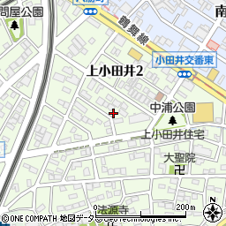 愛知県名古屋市西区上小田井2丁目84周辺の地図