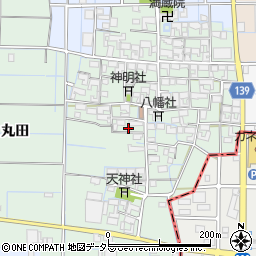 愛知県稲沢市中之庄町辻畑41周辺の地図