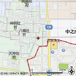 愛知県稲沢市中之庄町辻畑171周辺の地図