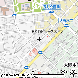 愛知県名古屋市西区市場木町312周辺の地図