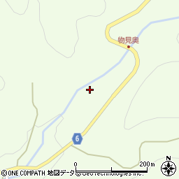 岡山県津山市加茂町物見956周辺の地図