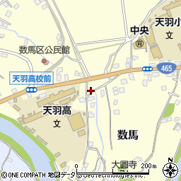 千葉県富津市数馬448周辺の地図