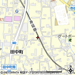 静岡県富士宮市田中町632周辺の地図