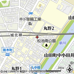 愛知県名古屋市西区丸野周辺の地図