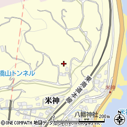 神奈川県小田原市米神69周辺の地図