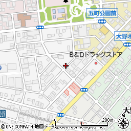 愛知県名古屋市西区市場木町352周辺の地図