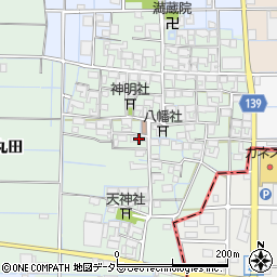 愛知県稲沢市中之庄町辻畑40周辺の地図