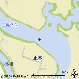 三島湖周辺の地図